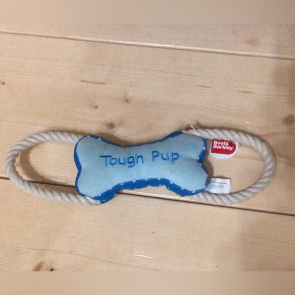 Boots Barkley tough puppy durable squeaky big pet toy New with tags Length 14.5” - Picture 5 of 5
